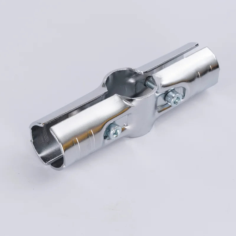 Flexible Lean Metal Pipe Connectors Chrome Plated SPCC Steel Pipe Joint