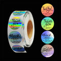 Stickers Custom Logo Round Shape Waterproof Self Adhesive Label Printing Label Holographic Sticker