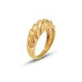 Europe and the United States Ins Wind Restoring Ancient Ways Thread Surface Waves Casting Heavy Tail Ring Stainless Steel