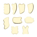 Best Sellers Natural Brass Metal Gua Sha Scraping Board Guasha Facial Spa Massager Meridian Massage Skincare Tool Home Use