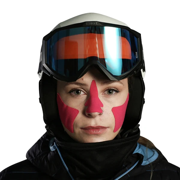 Customized Width 5cm Elastic Kinesiology Face Tape  for Skiing Antifreeze Face Tape