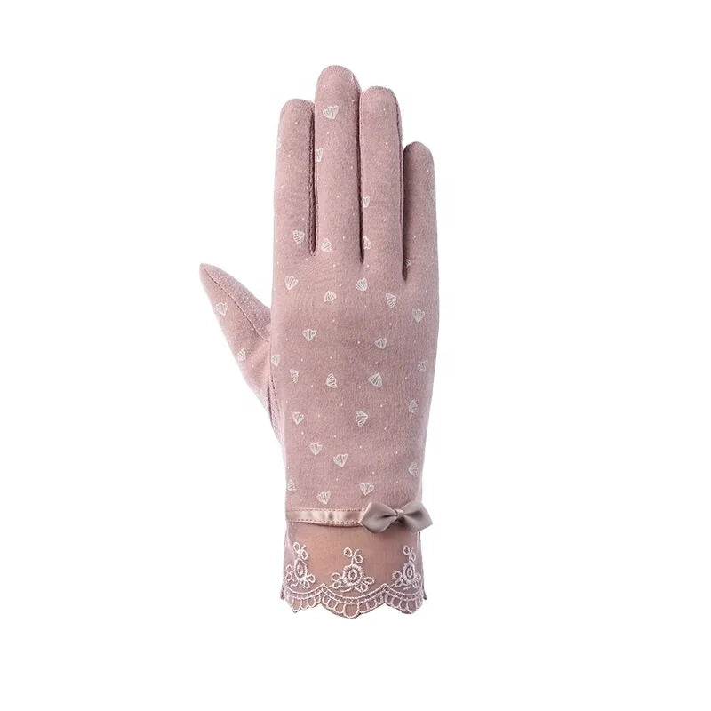 Women Sunblock Gloves Non-slip UV Protection Driving Gloves Spring Summer Outdoor Gloves for Women and Girls