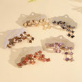 Hot Selling 3-Pairs Set of New Fashion Cross-Border Irregular Organic Natural Healing Stone Drop Earrings Ear Accessories