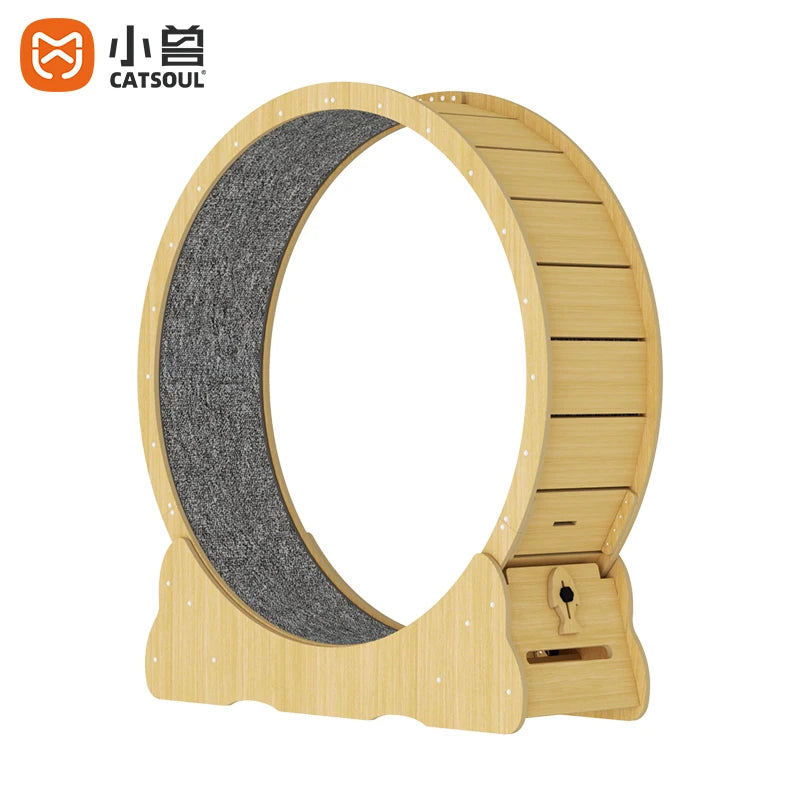 CATSOUL Design Customized Cat Exercise Running Wheel Pet Treadmill Interactive Furniture Cat Scratcher Treadmill
