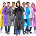Waterproof EVA Men's Black for Raincoat Foldable Lightweight Outdoor Hiking Cycling Camping Hooded for
