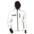 Custom Logo Men Hooded Unisex Outdoor Running Windbreaker 3M Safety Reflective Jackets for Men