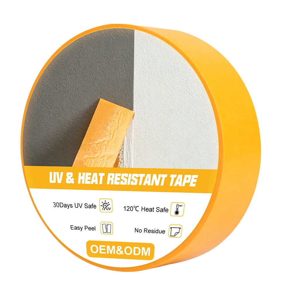 UJANG Wholesale Goldband Maler Kleberband Rice Washi Paper Tape Self Adhesive Painters Masking Tape for Automotive Painting