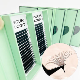Eyelash Extensions Volume Private Label Supplies Professional Lash Trays Premium Matte Black Lash Extensions