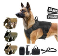 New Arrival Detachable Adjustable Tactical Dog Harness Vest with Soft Mesh Dog Training Harness