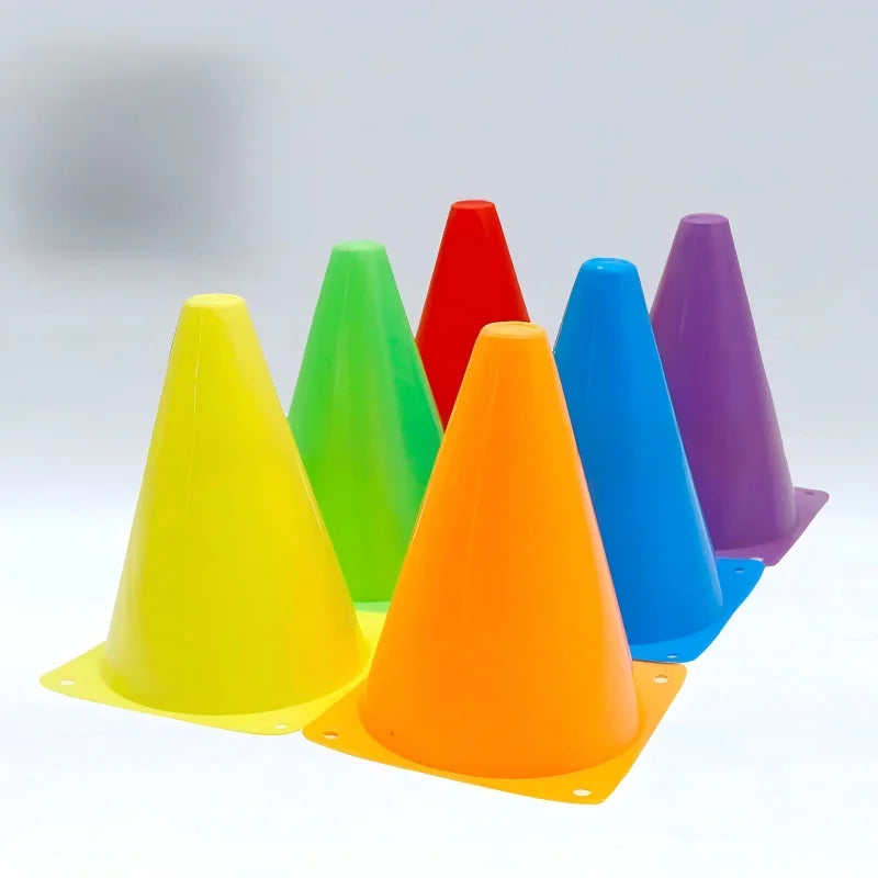 LXY-001 7 Inch Plastic Traffic Cones Sport Training Agility Marker Cone for Soccer Skating Football Basketball