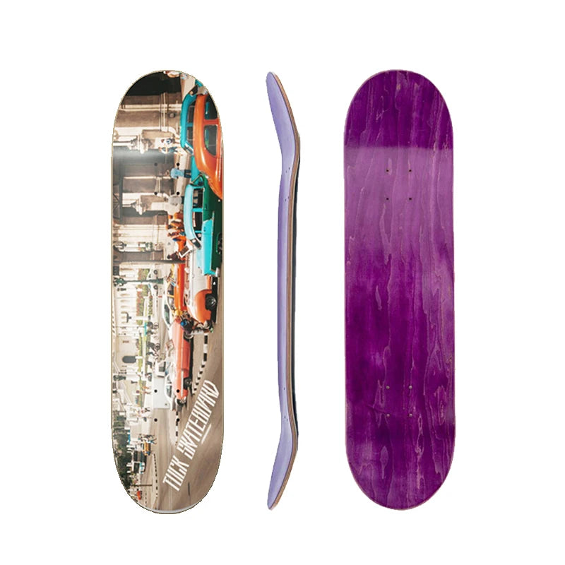 Factory Supply Professional Blank Skateboard Custom Deck with Epoxy Resin