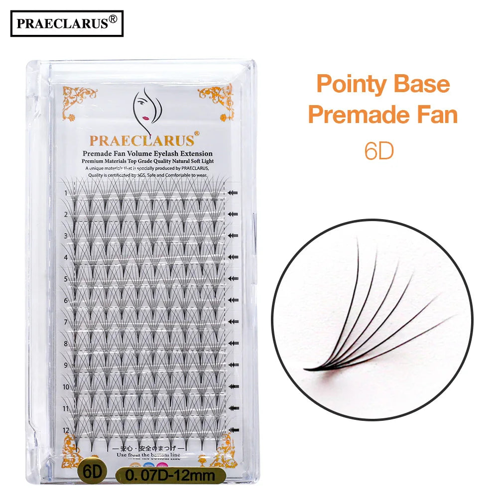Eyelash Extension Pointy Base Made Fans Pointy Base Premade Volume Lashes Lash Extensions Premade Fans