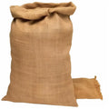 Custom Logo Printed Jute Dot Pattern Potato Sack Race Bags 24"x40" for Outdoor Lawn Games Birthday Parties & Family Reunions