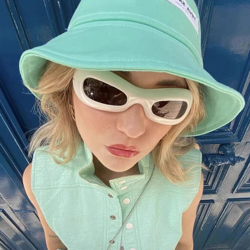 2026 Fashion New Millennium Futuristic Y2K Women's Sunglasses Punk Hip-hop Men Outdoor UV400 Eyeglasses Sunglasses