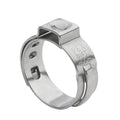 Single Ear SUS 304/316 Stainless Steel CV Joint Boot Hose Clamp Kit with Locking Plier Metric Measurement System