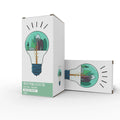 Corrugated Cardboard Packaging Box for Electronics White LED Bulb with UV Coating for Camera and Other Devices