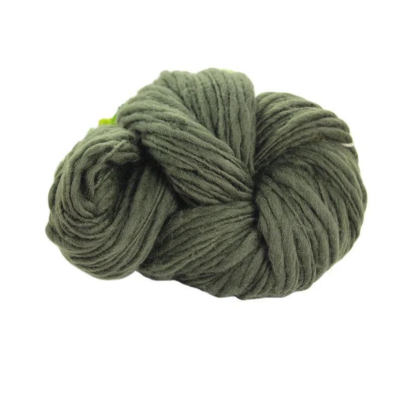 SMB Factory Direct Selling 100% Wool Hand-knitted Yarn Big Belly Yarn Fancy Yarn for Crochet Hats Scarves Gloves Etc