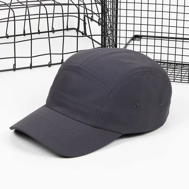 Wholesales 5 Panel Cap with Custom Logo 100% Nylon 5 Panel Camp Hat Blank Raining Hats