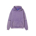 Hoodies Manufacturer Custom Heavyweight Oversize Vintage Hoodie High Street Detachable Sleeve With Zipper Hoodies Men