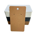 Earring Display Card Earring Card Holder Blank Kraft Paper Tags Ear Studs Long Drop Card for Jewelry Packaging