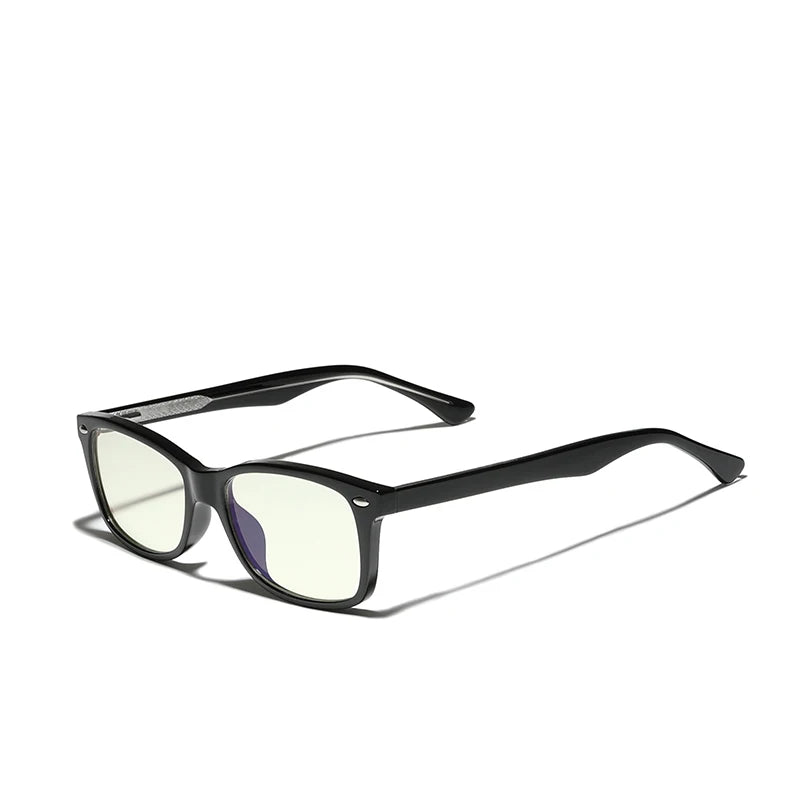 KINGSEVEN TR90 Full Rim Country Rustic Square Ultralight Blue Light Blocking Reading Glasses for Unisex 9662 Prescription