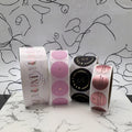BOPP Material Custom Printed Vinyl Sticker Personalized  Waterproof  Adhesive Label for Cosmetic Envelopes Box