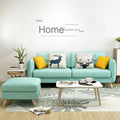 Modern Scandinavian Fabric Sofa Casual Double Three-Person Office Sofas for Small Apartments Fully Equipped Removable Washable