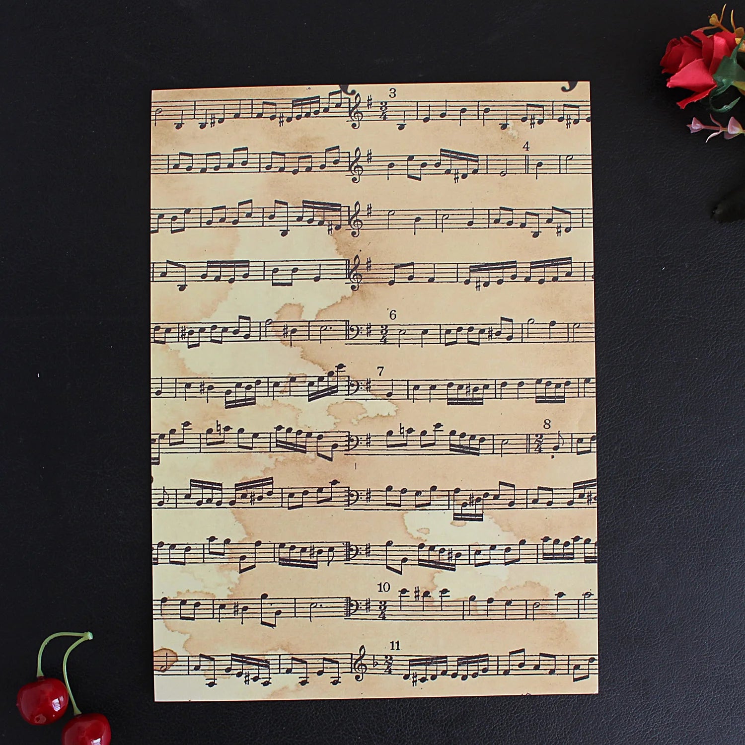 Wholesale A4 Size Handmade Paper with Printed Pattern