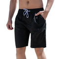 Custom High Street Woven Solid Color Canvas Hot Shorts Hawaiian Beach Shorts Plus Men's Breathable Quick Dry Drawstring Logos