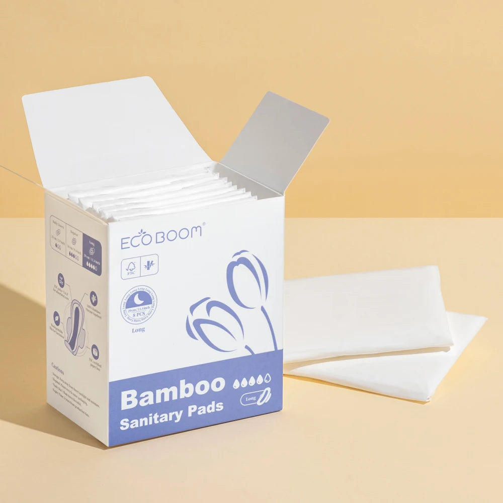 ECO BOOM Oem Menstrual Sanitary Pad Underwear for Overnight Women Disposable Bamboo Panty Liner