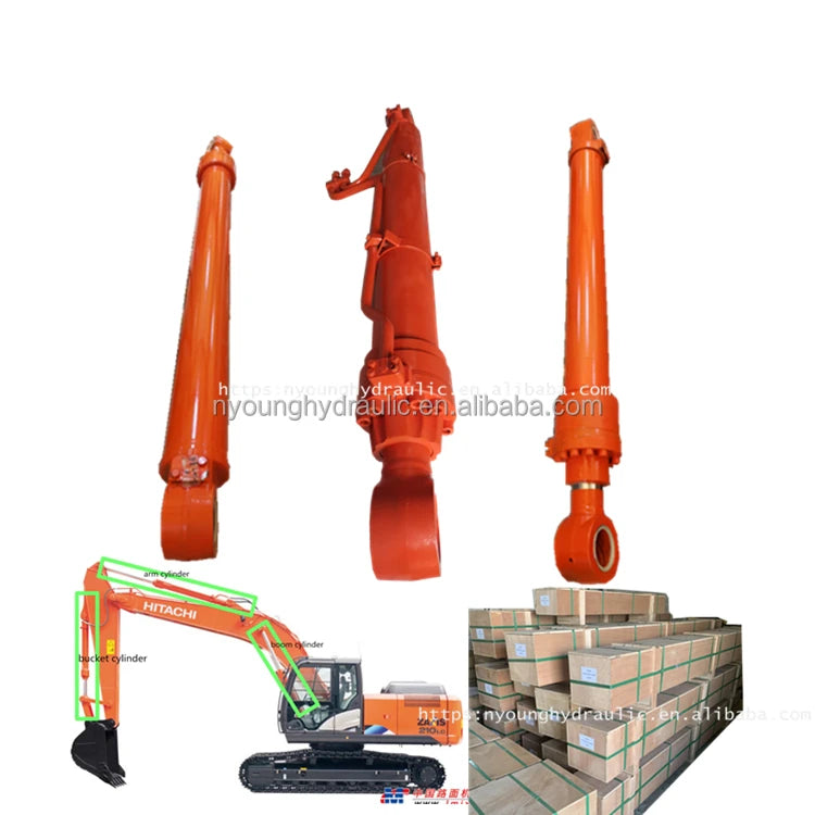 EX100-5 Arm Boom Cylinder Bucket Excavator Hydraulic Cylinder 4314895 4371393 4187908 4257932
