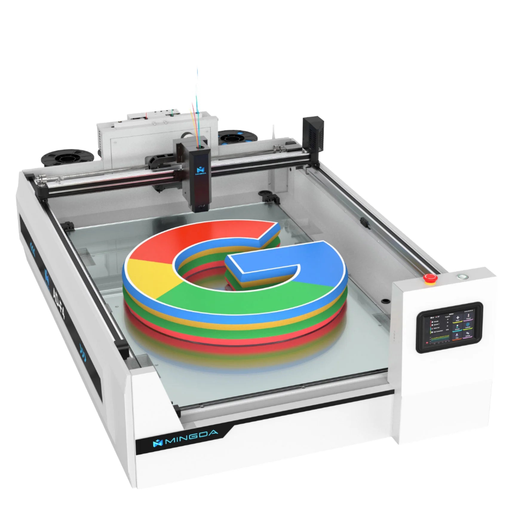 MINGDA AD-F4 3d Letter Printer for Sign Large 3d Printer Four Colors Signage Letter Printing for Advertising Industry