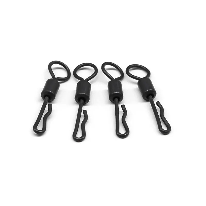 Carp Fishing Quick Change Swivels Barrel Connector Rolling Snap Long Body End Tackle Accessories