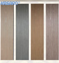 Akupanel Modern Design Style Wood Veneer Slat Wall Panels Flexible Mdf Acoustic Wall Panel Sound Absorption 3D Model Design
