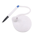 Cheap Advertising Custom Logo Plastic Ballpoint Pen Fixed Bank Table Desktop Signature Pens Table Desk Ball Pen
