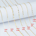 Factory Price Instagram Jewelry Variety Style Gold Plated Light Gold Plated 925 Sterling Silver Chain