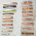 4.5cm~9cm Various Styles Metal Hair Barrettes for DIY Hair Accessories  Plain Snap Hair Slides Hairpins
