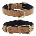 Soft Leather Strong Durable Comfortable Fashion Leash Super Fiber Wear Resistant Pet Dog Cat Collar