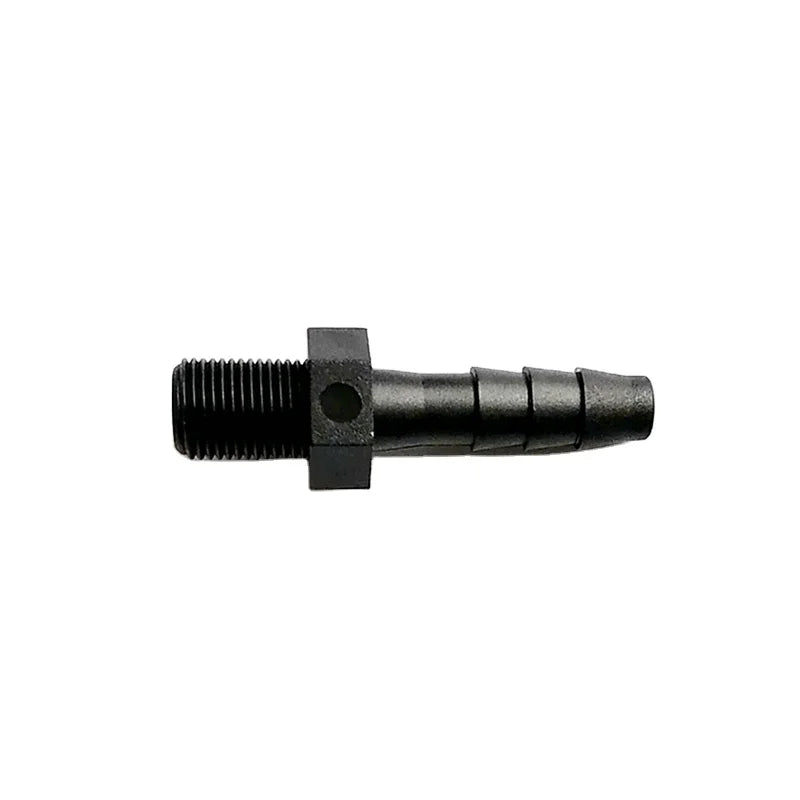 PP Straight Elbow G1/8" Male Threaded Pipe Fitting 1/4" Hose Tail Male Thread Barbed Hose Pipe Connector