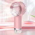 Factory Wholesale Usb Charging Fan 3-Speed Handheld Mist Water Spray Mini Fan Portable Rechargeable Water Cooling Fan