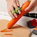 New Fruit Peeler Stainless Blade Lemon Grapefruit Fruit Slicer Double Fingers Opener Cutter Quickly Stripping Kitchen Gadgets