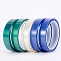 Powder Coating PET Green Silicone High Temperature Electric Polyester Tape Insulation for Sticking Machine