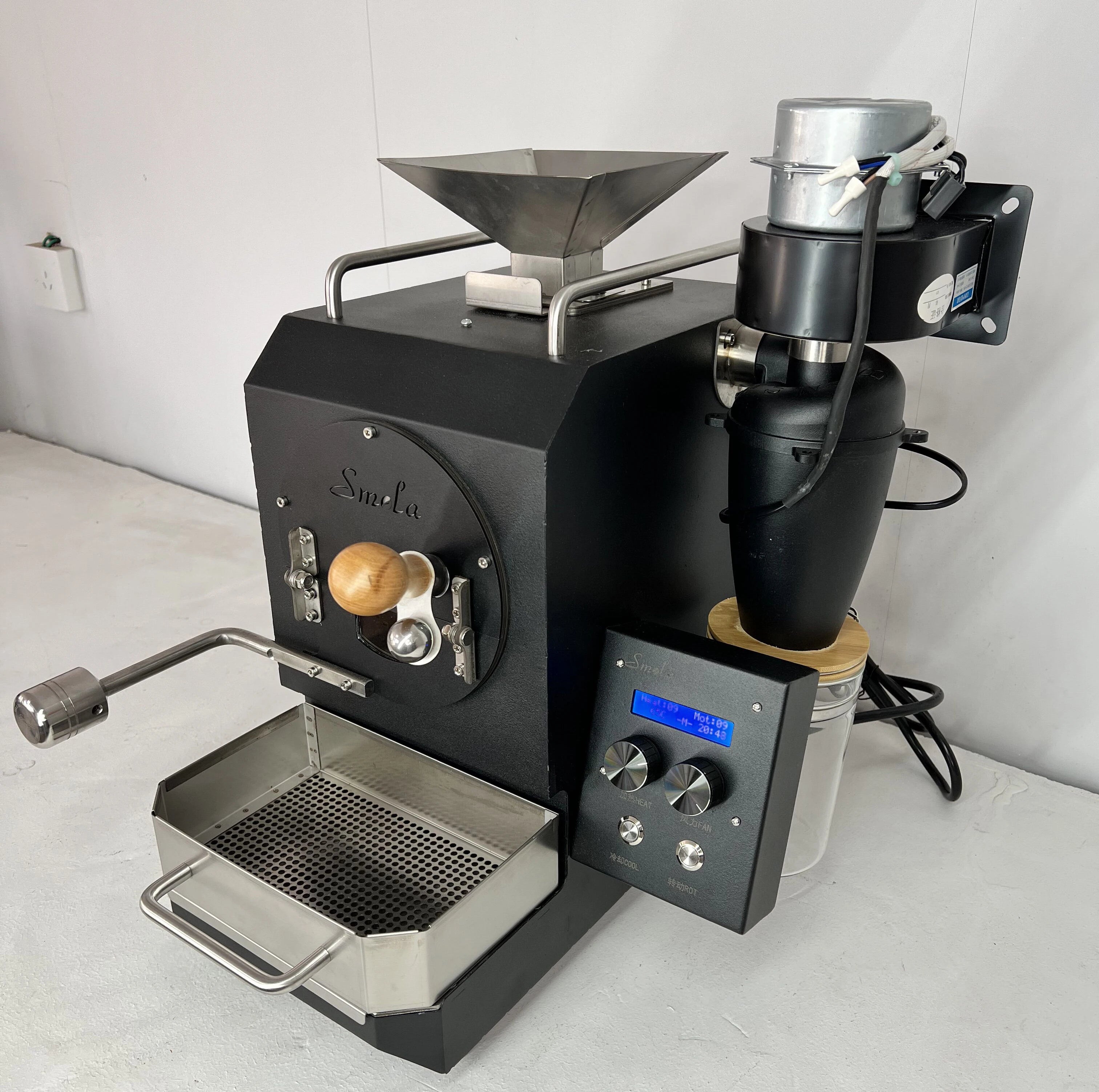 300g Small Drum Electric Heating  Coffee Bean Roaster Baking Machine Commercial Coffee Bean Roaster Roasting Machine