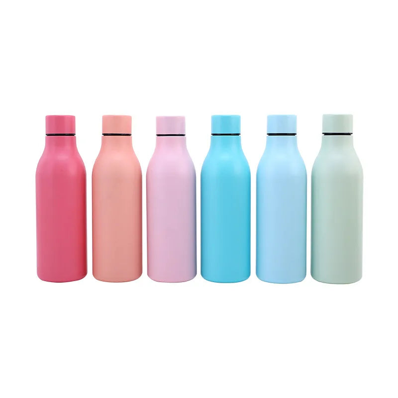 Professional Custom Sublimation 17oz 500ml Stainless Steel Insulated Vaccum Cola Water Bottle With Custom Logo Sports