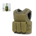Mini Molle 12oz/16oz Tactical Beer Vest Cooler with Pocket Drink Bottle Beverage Cover