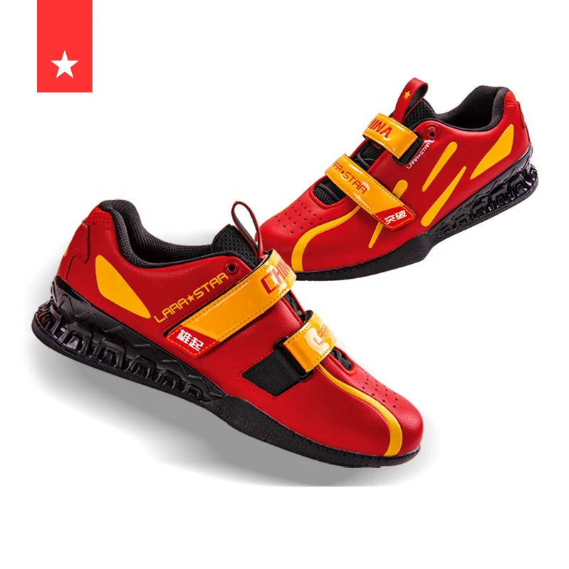 LS0080 Men's High Heel Sports Shoes Latest Chinese Style Designer High Heel Weightlifting Shoes for Summer Exercise Squat