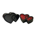Custom Low MOQ High Quality High-End Glossy Lamination Double Heart Shape Eternal Life Soap Flower Box Packaging PVC Clear