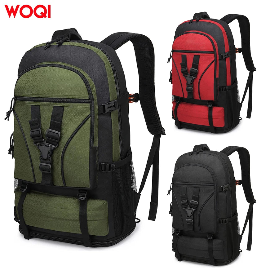 WOQI Hiking Backpack 30L/40L/50L Hiking Backpack Suitable for Both Men and Women