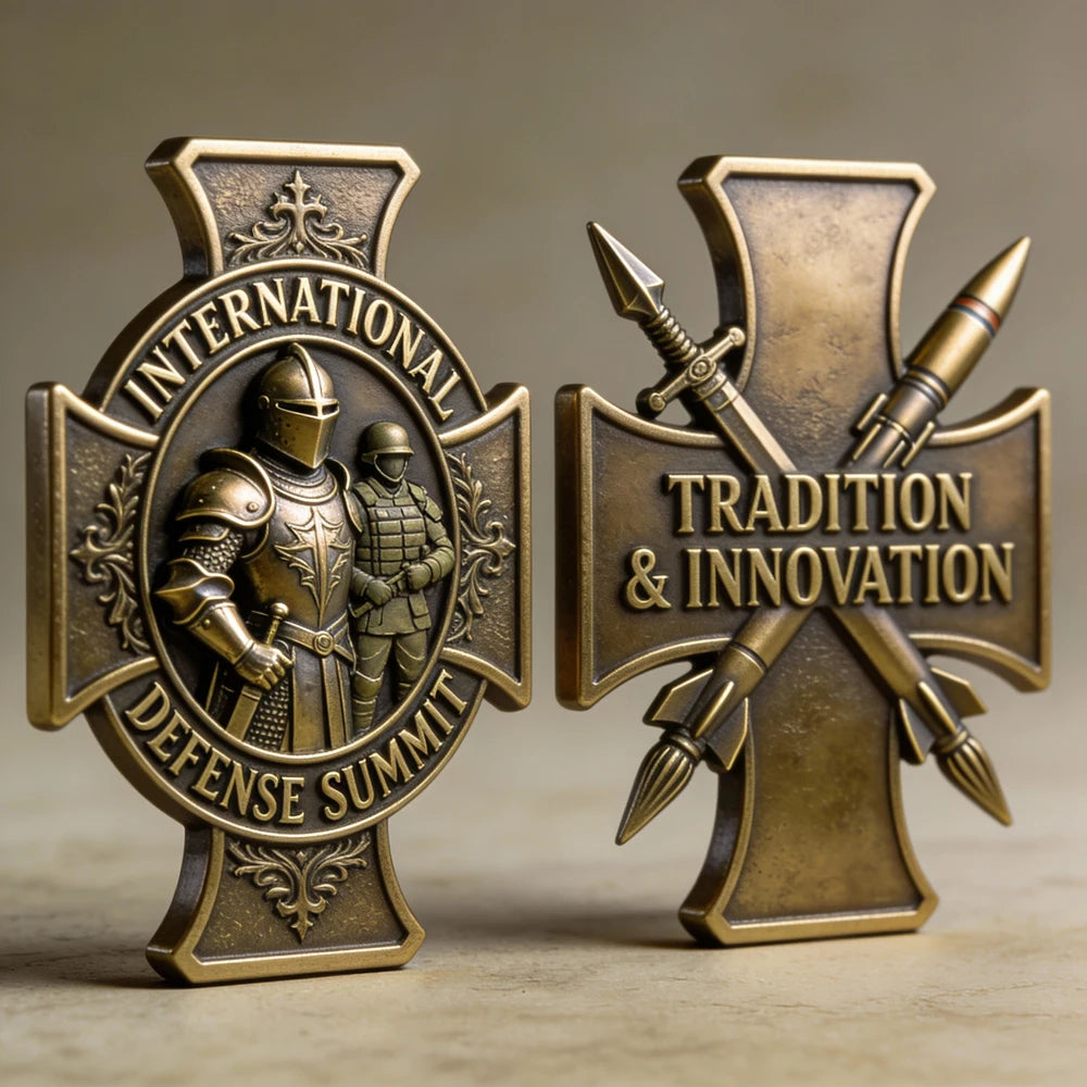 Manufacturer Custom Coins Die Stamping Zinc Alloy Metal Coin Enamel 3D Double Side Challenge Coin
