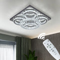51W Square Ceiling Lamp Apartment Living Room Bedroom  Ceiling Lights With Remote Control